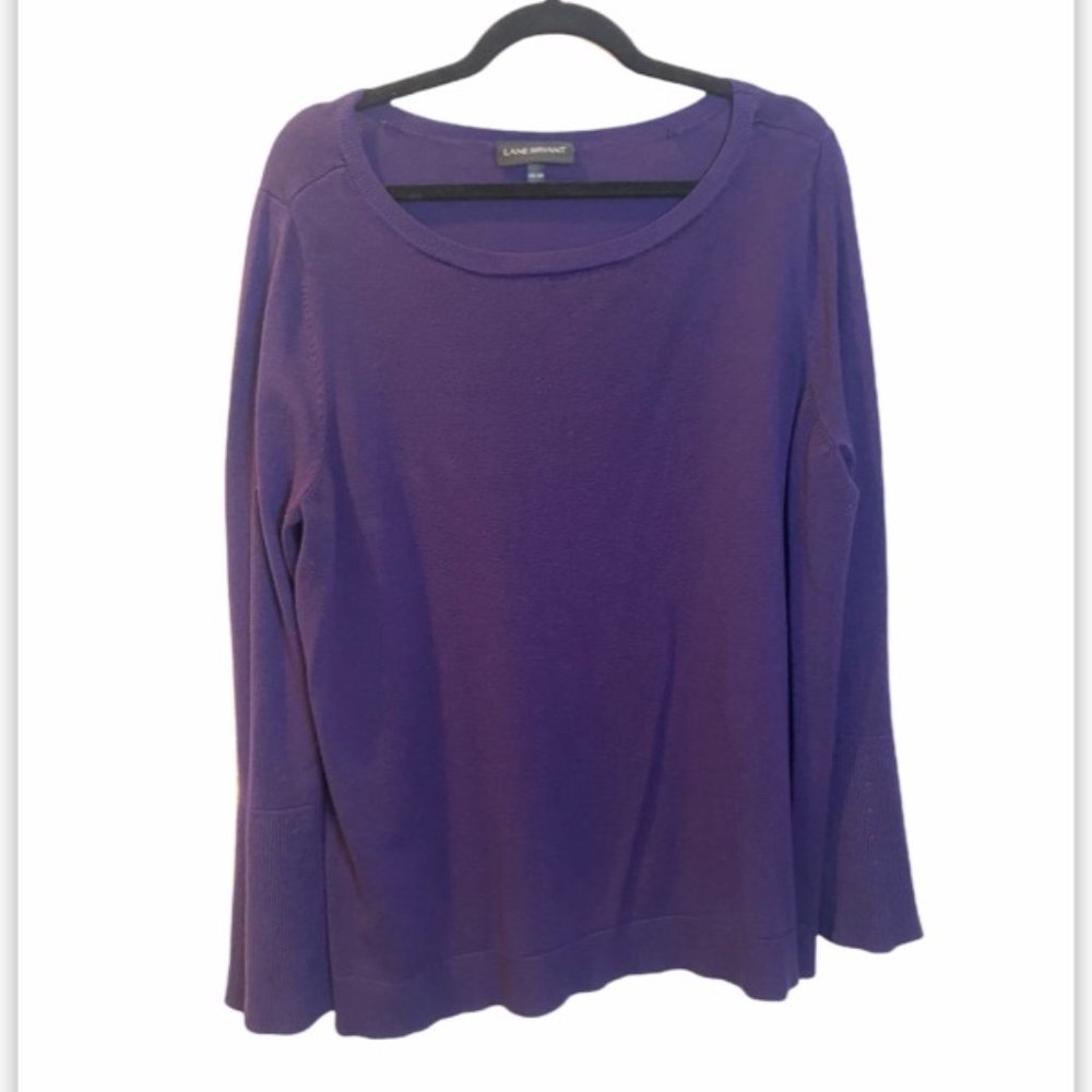 Lane Bryant Long Flared Sleeve Top